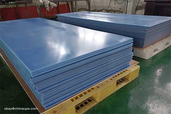 cut-to-size hdpe plastic board brown 48 x 96